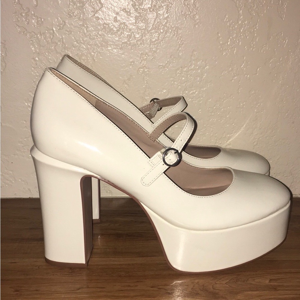 Mix No. 6 Aarlyna Platform Mary Jane Pump Size 10